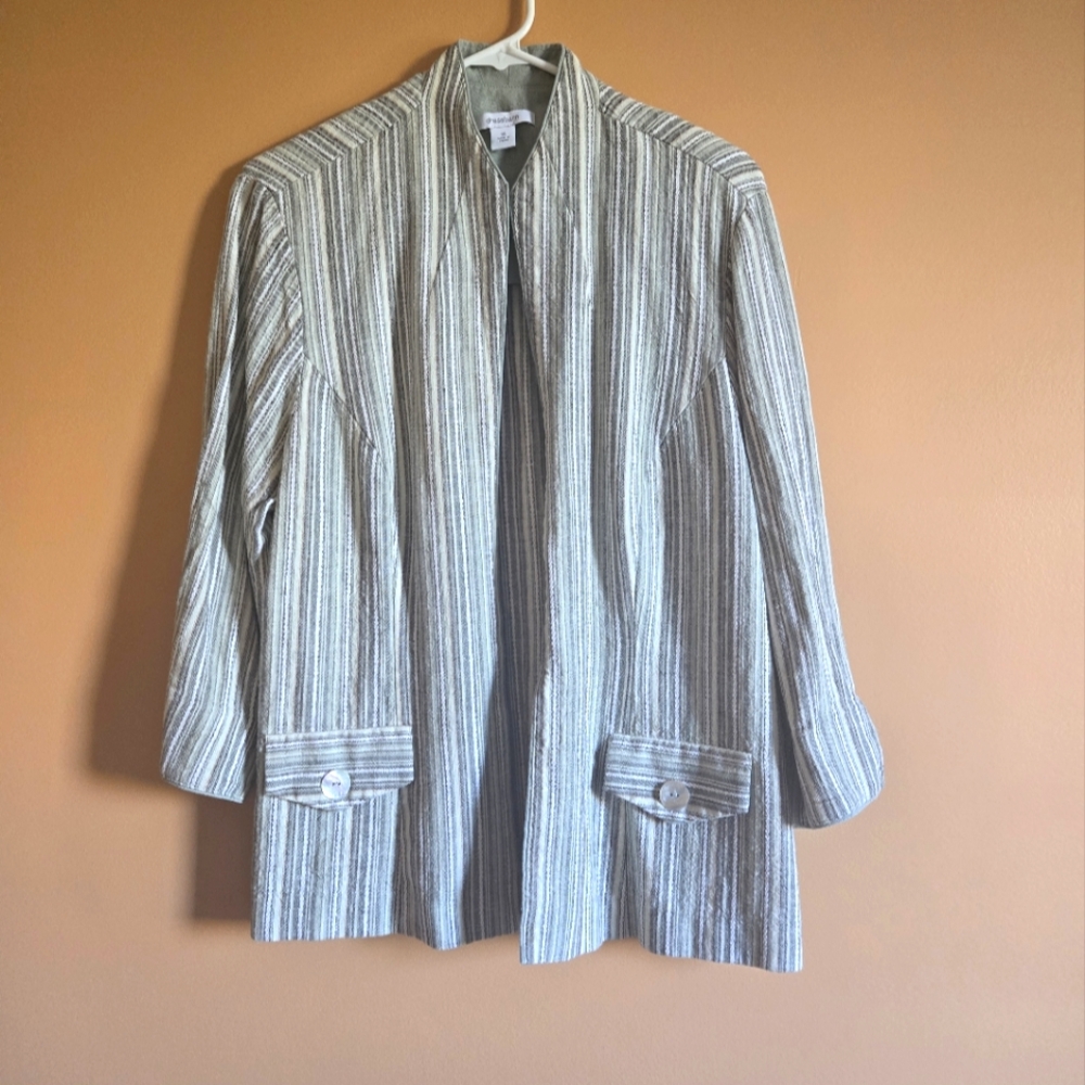 Dressbarn Striped Blazer, PTP=20"